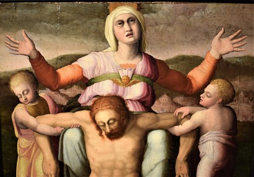 "Pietà"  da Michelangelo Buonarroti